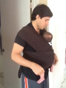 Jasmin and daddy wrapped up