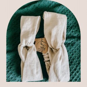 Girls Linen Knot Headband
